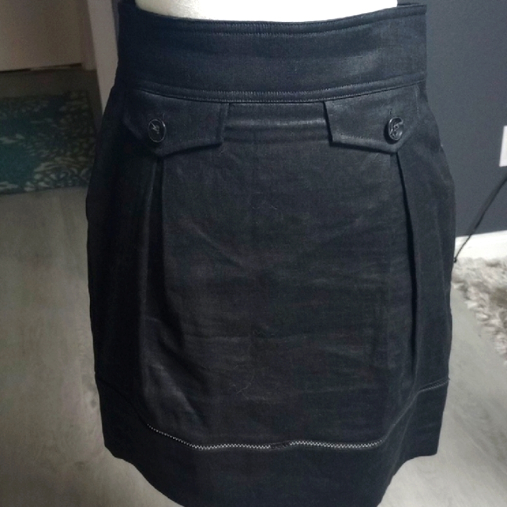 bebe Black Pencil Skirt